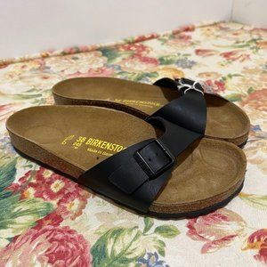 Birkenstock Madrid Sandals in Black - Size 38./ US Women's 7 / US Men's 5